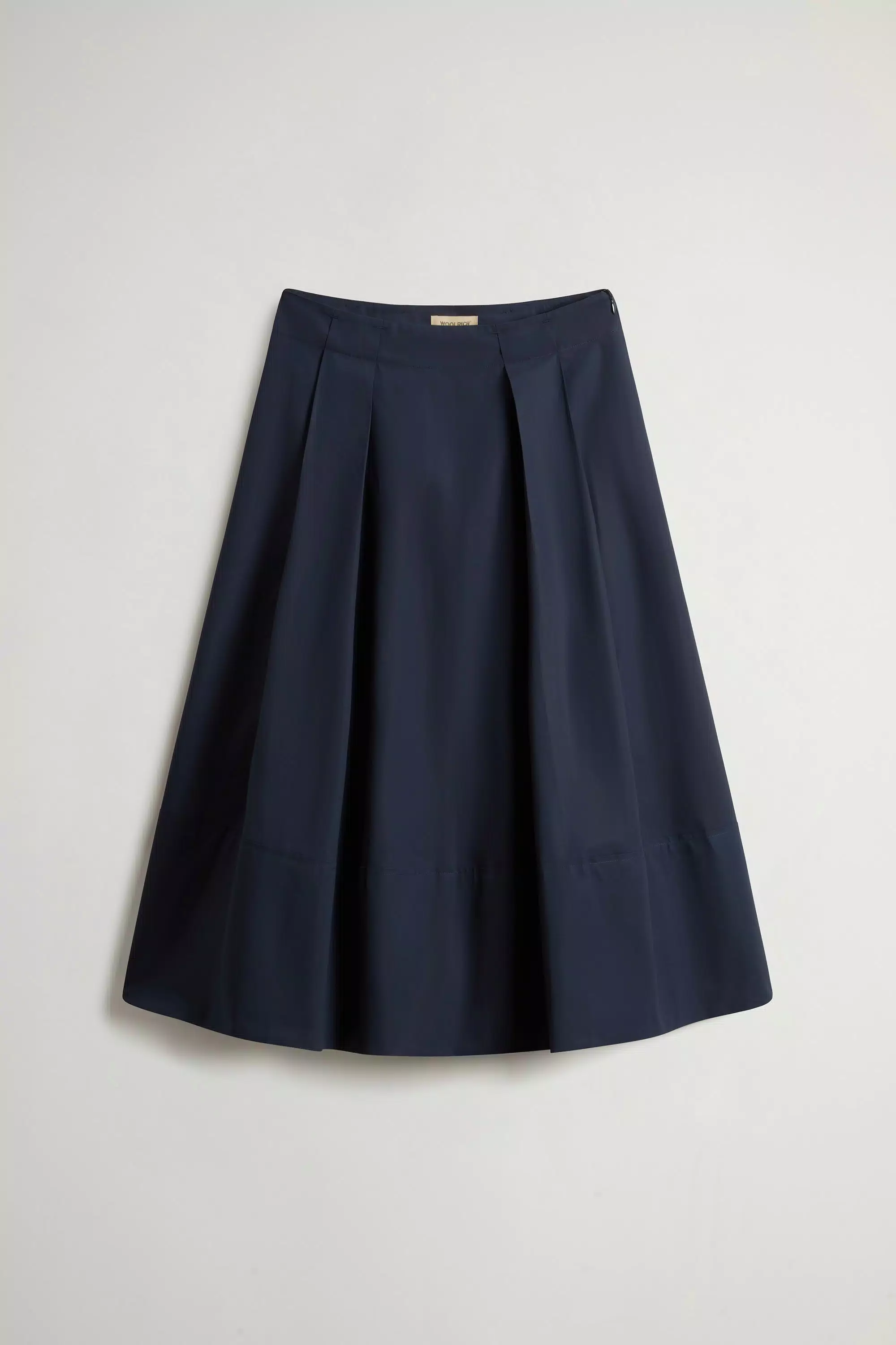 Falda de popelín de algodón puro - Azul Melton