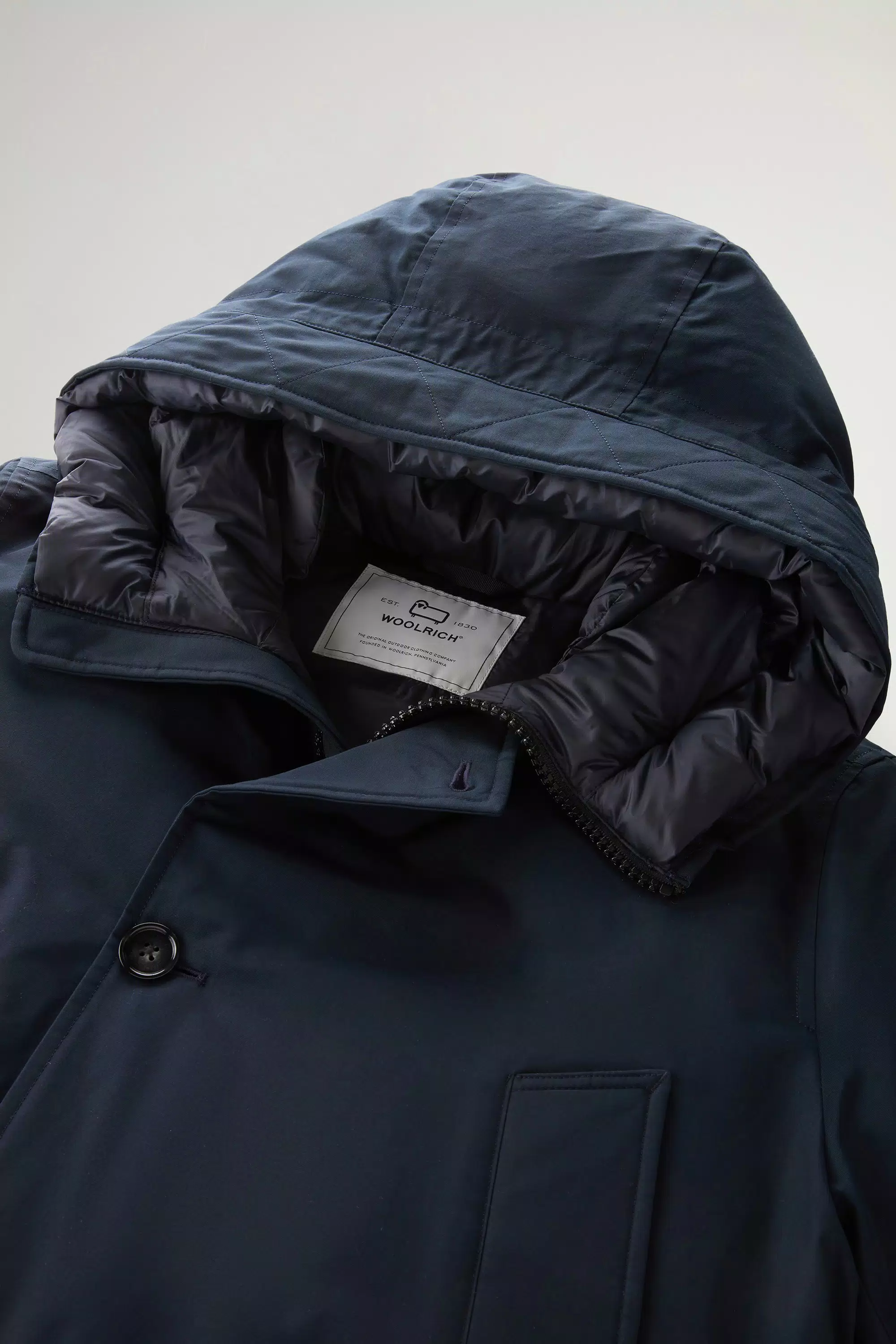 Anorak Ártico en Tela Ramar - Azul Melton
