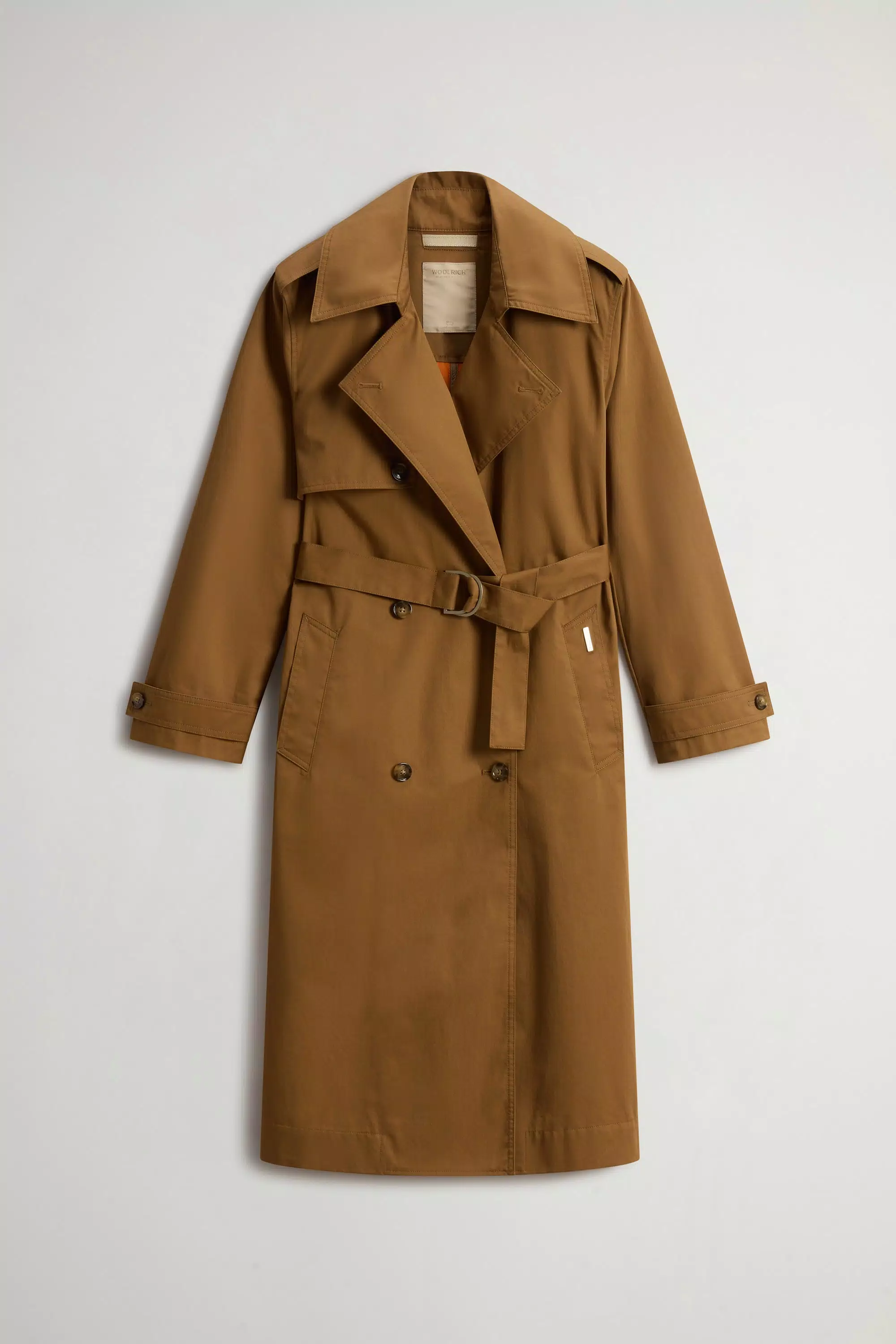 Chaqueta trench de doble botonadura en algodón puro - Breen