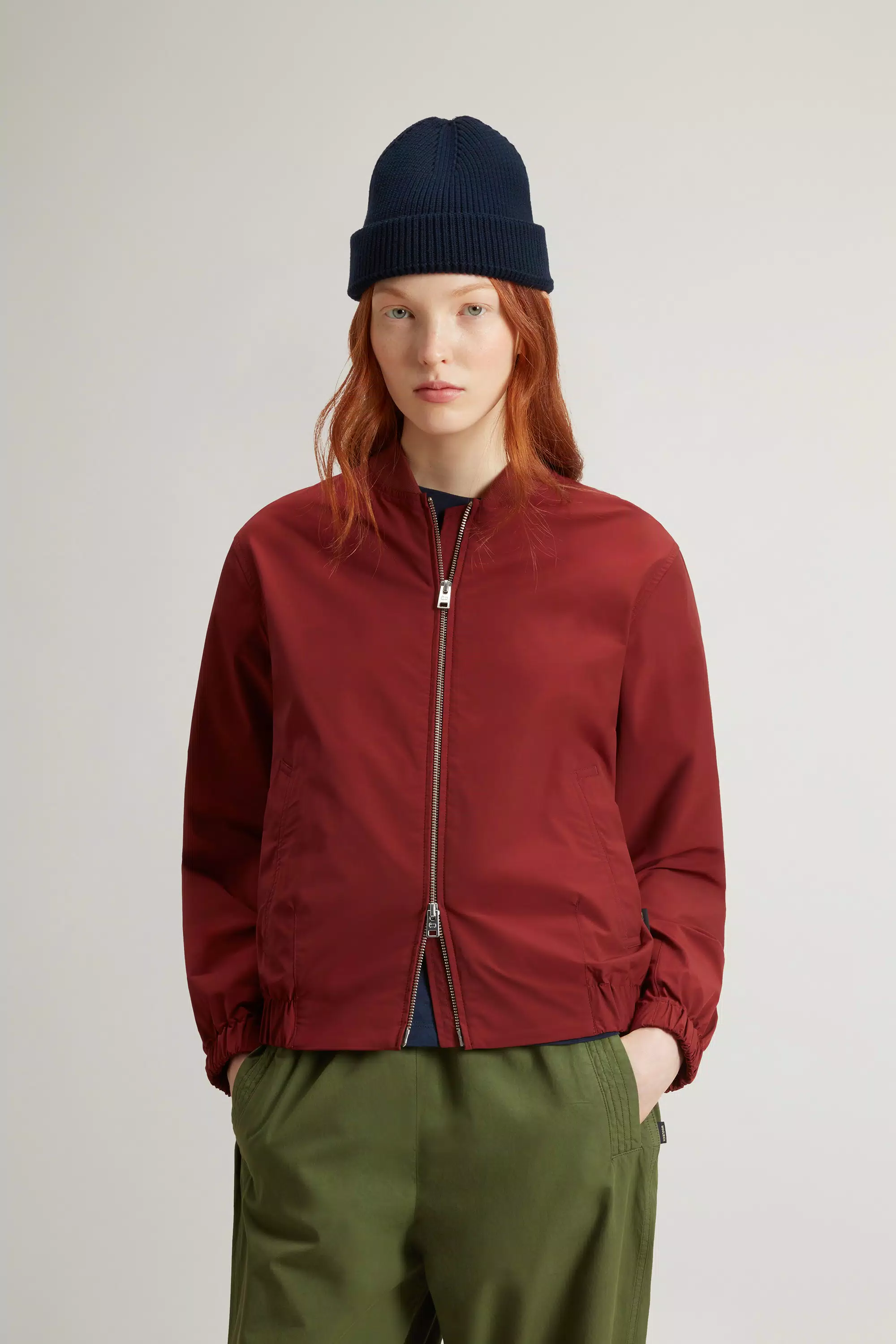 Chaqueta bomber Urban Touch - Marrón Madder